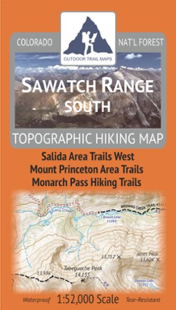 Sawatch Range South Topographic Map