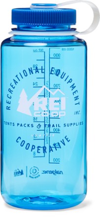 Rei Co-op Nalgene Sustain Graphic Wide-Mouth Water Bottle - 32 fl. oz. Blue