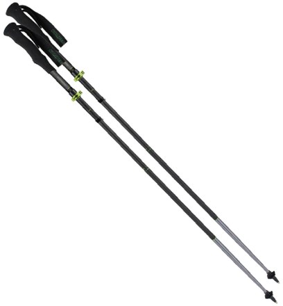 Trailstick Carbon C4 Vario Rocksleeve Trekking Poles - Pair