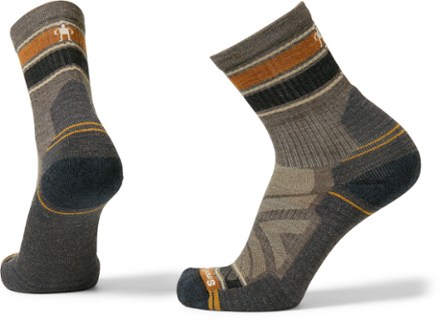 Performance Hike Light Cushion Striped Mid Crew Socks - Men's