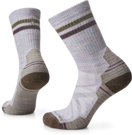 Calze Sportive Smartwool A Righe Retrò – Unisex, Lana Merino, Altezza Media (crew), Taglia Unica Adulto