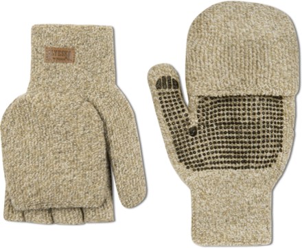 Alyeska Lined Half-Finger Gloves with Convertible Mitt Hoods