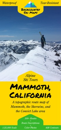 Mammoth, California, Backcountry Ski Map