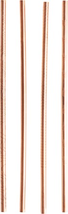 Adventure Copper Straw Set - Set of 4