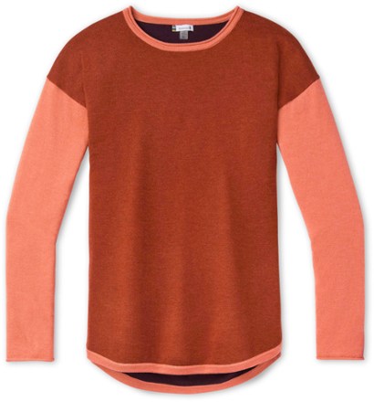 Smartwool Shadow Pine Colorblock Crew Sweater - Women's