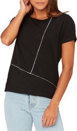 Kristin Contrast Stitch Top - Women's
