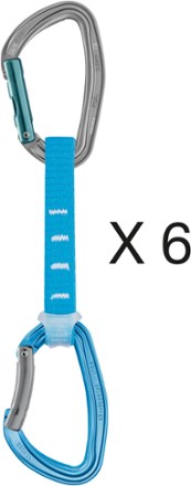 Below is the newest version of Petzl Djinn Axess Quickdraws - Package of 6
