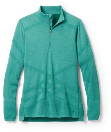 Smartwool Intraknit Thermal Merino Quarter-Zip Base Layer Top - Women's 0