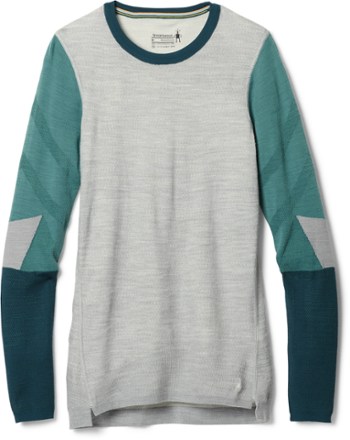 Intraknit Merino 200 Colorblock Crew Base Layer Top - Women's