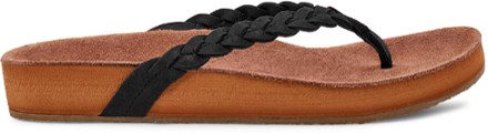 She Loungy Braid Leather Flip-Flops - Women's