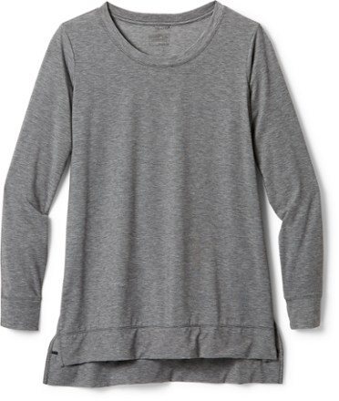 Glorya Side-Slit Long-Sleeve Top - Women's