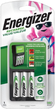 Energizer Recharge AA Batteries with Charger