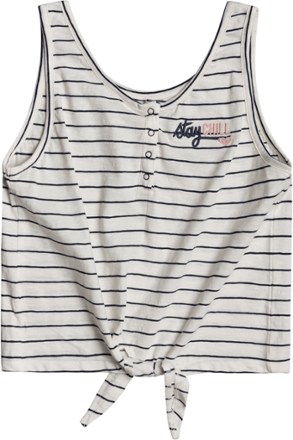 Sweet Symphony Tie-Front Tank Top - Girls'