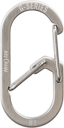 小物 MINEDENIM END Silver Sailor Carabiner Nite Ize G-Series Carabiner Keychain - Size 1 - Package of 2
