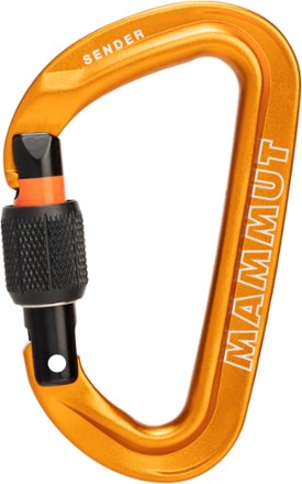 Trango SuperFly Screw Lock Carabiner - Gray/Orange, Strong & Lightweight