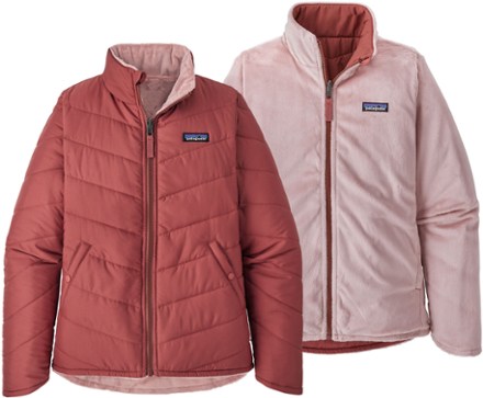 Reversible Snow Flower Insulated Jacket - Girls'