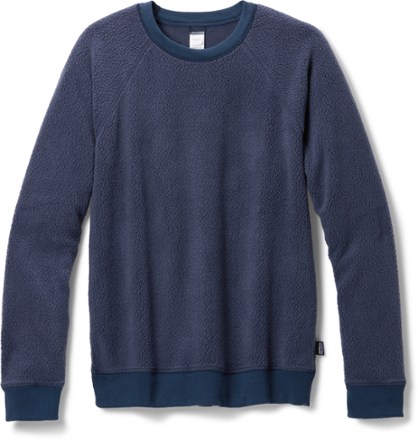 Reversible Shearling Crew Sweatshirt - Men's