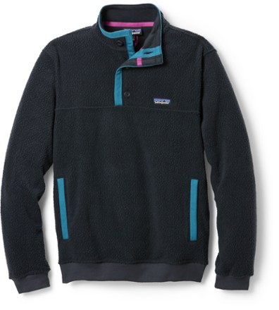 Shearling Button Fleece Pullover - Men's