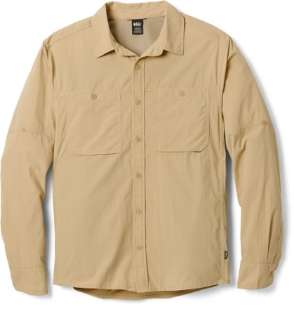 Sahara Solid Long-Sleeve Shirt - Men's