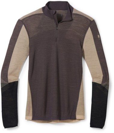 Intraknit Thermal Merino Colorblock Quarter-Zip Base Layer Top - Men's