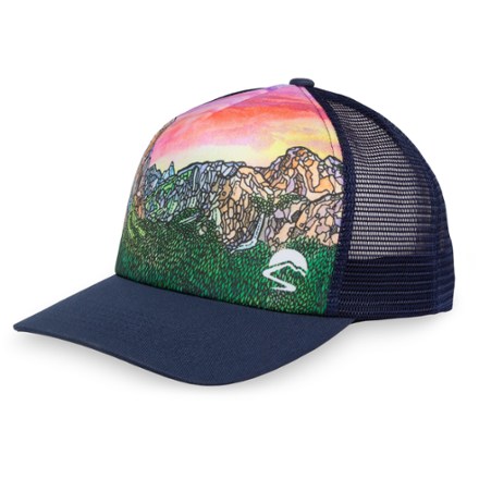 Sunday Afternoons Ocean Trucker Hat 0