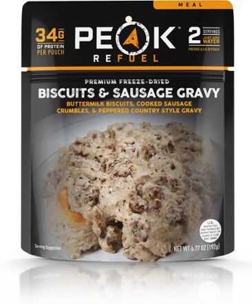 PEAK REFUEL Biscuits & Sausage Gravy - 2 Servings