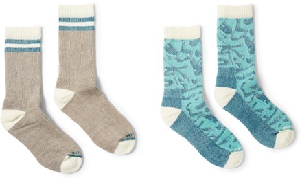 Norseland Merino Wool Crew Socks - 2 Pairs