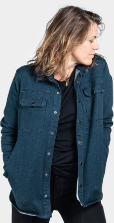 KB Hooded Shirt Jacket - Women's