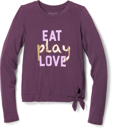 Eat Play Love Graphic T-Shirt - Girls'