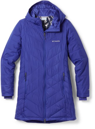 Giacca Lunga Invernale Donna Columbia Heavenly Con Cappuccio E Omni-Heat