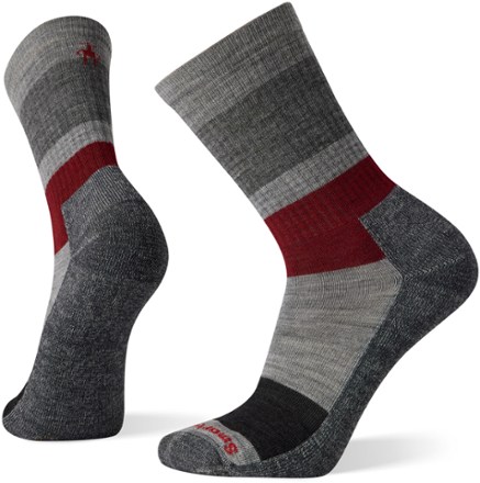 Everyday Blocked Stripe Crew Socks - Men's