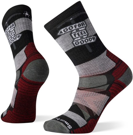Performance Hike Full Cushion Go Far Feel Good Crew Socks - Men's