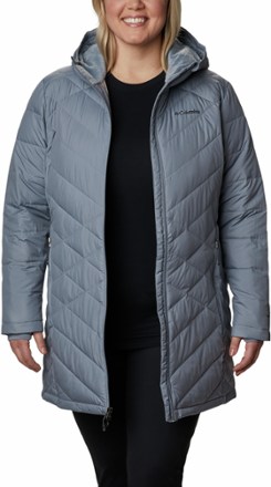 Heavenly Long Hooded Jacket - Women's Plus Sizes