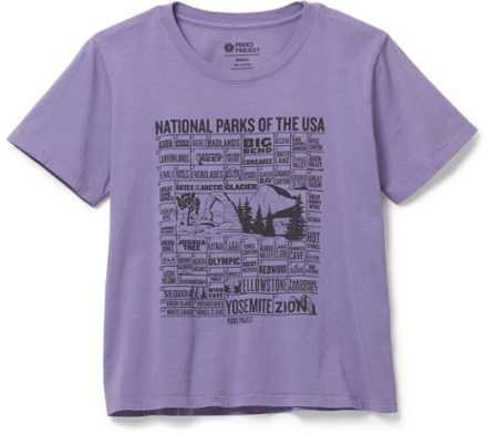 Parks Project National Parks Checklist T-Shirt - Women's 0