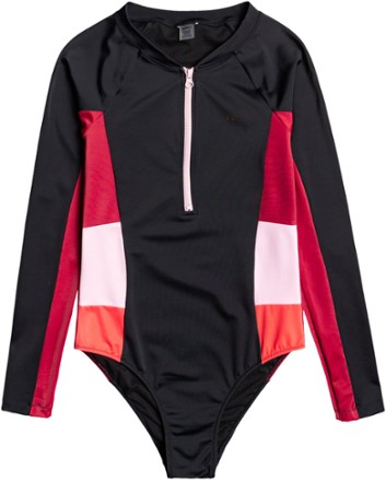 Fitness SD CB Long-Sleeve UPF 50 Onesie Swimsuit - Women's