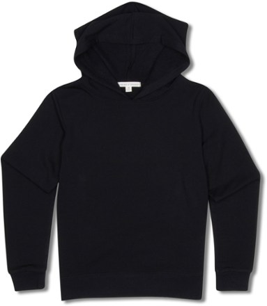 Modal Poly Fleece Hoodie - Black - Kids'