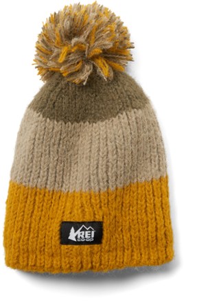 Stripe Knit Pom Beanie - Kids'