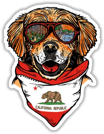 California State Park Mountain Dog Magnet