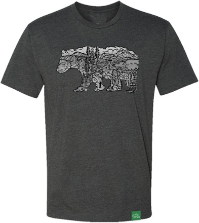 California State Park Bear Sketch T-Shirt