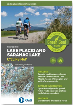 Lake Placid and Saranac Lake Cycling Map