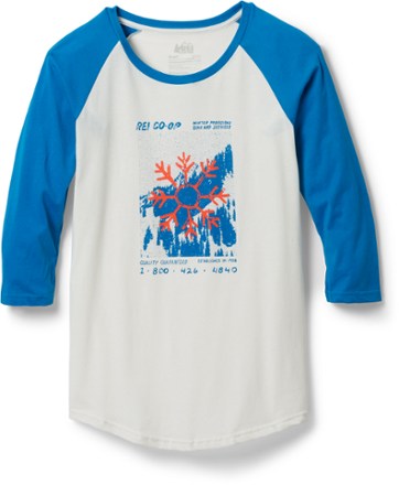 Sno-Fi Raglan 3/4-Sleeve Graphic T-Shirt - Women's