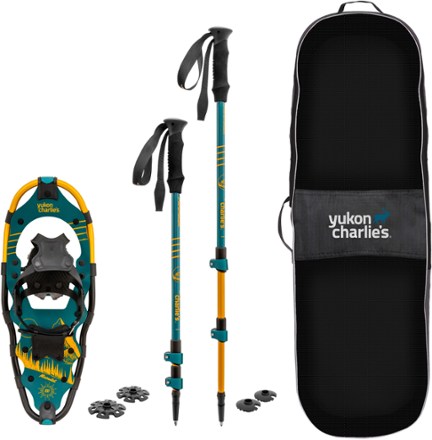 Yukon Charlie's Minimalist One-Pull Snowshoe Kit
