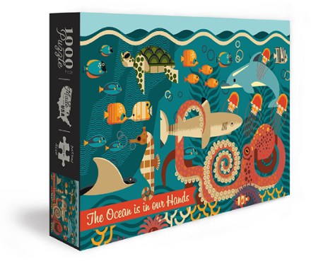 Marine Life Geometric Puzzle - 1,000 Piece