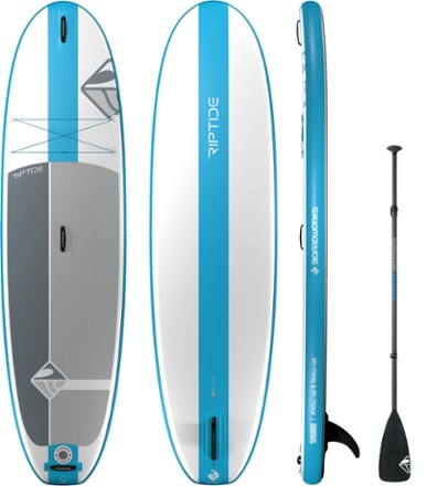 SHUBU Riptide Inflatable Stand Up Paddle Board with Paddle - 10'6"