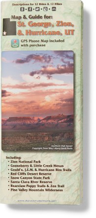 Adventure Maps St. George, Zion & Hurricane, Utah Map & Guide