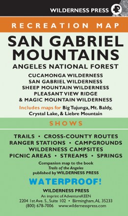 San Gabriel Mountains Map - 6th Edition