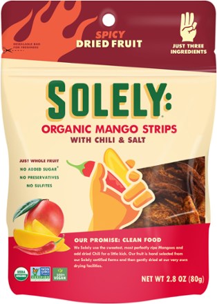 Organic Dried Mango Strips with Chili and Salt