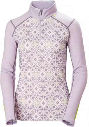 LIFA Merino Midweight Graphic Base Layer Half-Zip Top - Women's