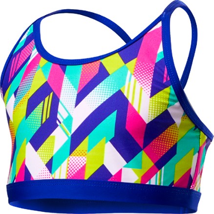 Paint Party Trinity Swimsuit Top - Girls'