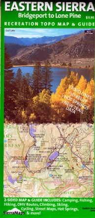 Eastern Sierra Recreation Topo Map & Guide - 6th Edition